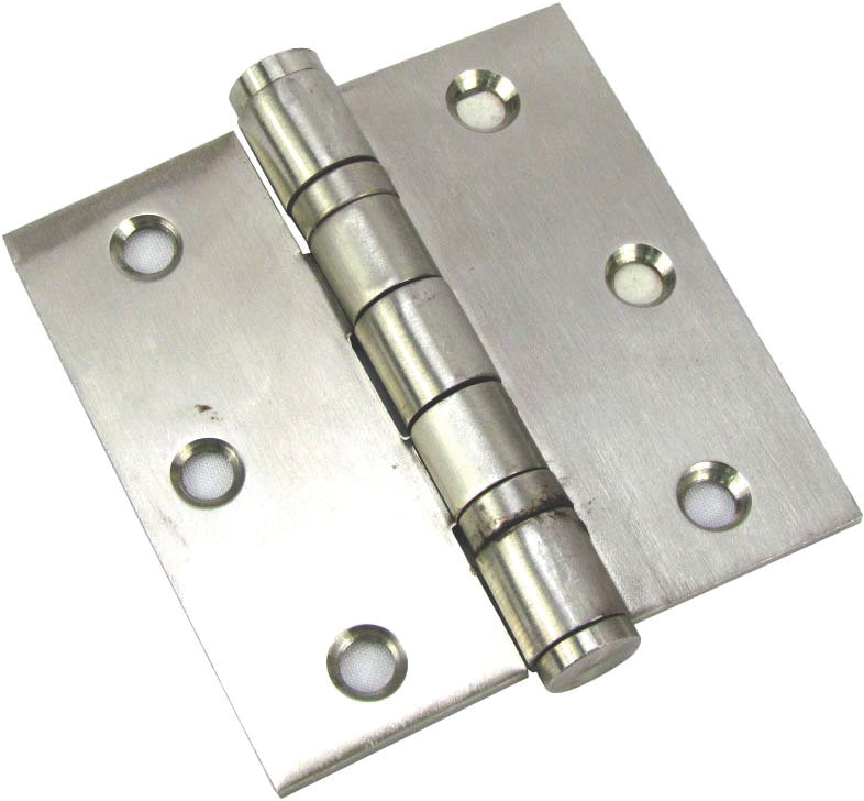 Hinges Stainless Steel Hinges - 2 Bearings Stainless Steel/Steel Door Cabinet Hinge Premium Hardware for Door Cabinet Window Furniture and Interior Us